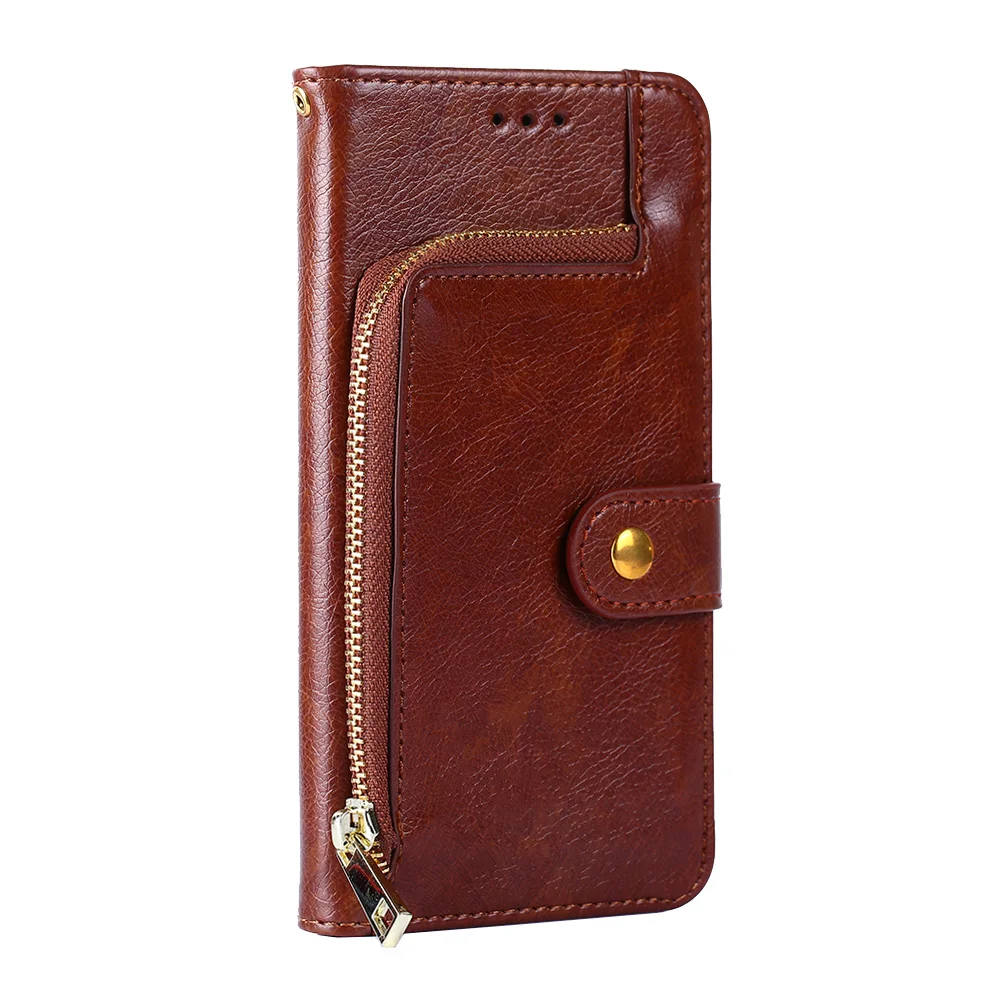 

Fashion business wallet leather phone case for Sony Xperia 10 flip phone case
