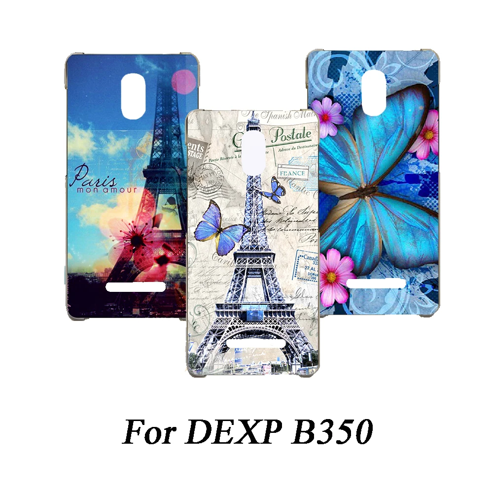 Чехол для телефона DEXP B350 Модный Цветной чехол с рисунком защитный из ТПУ и