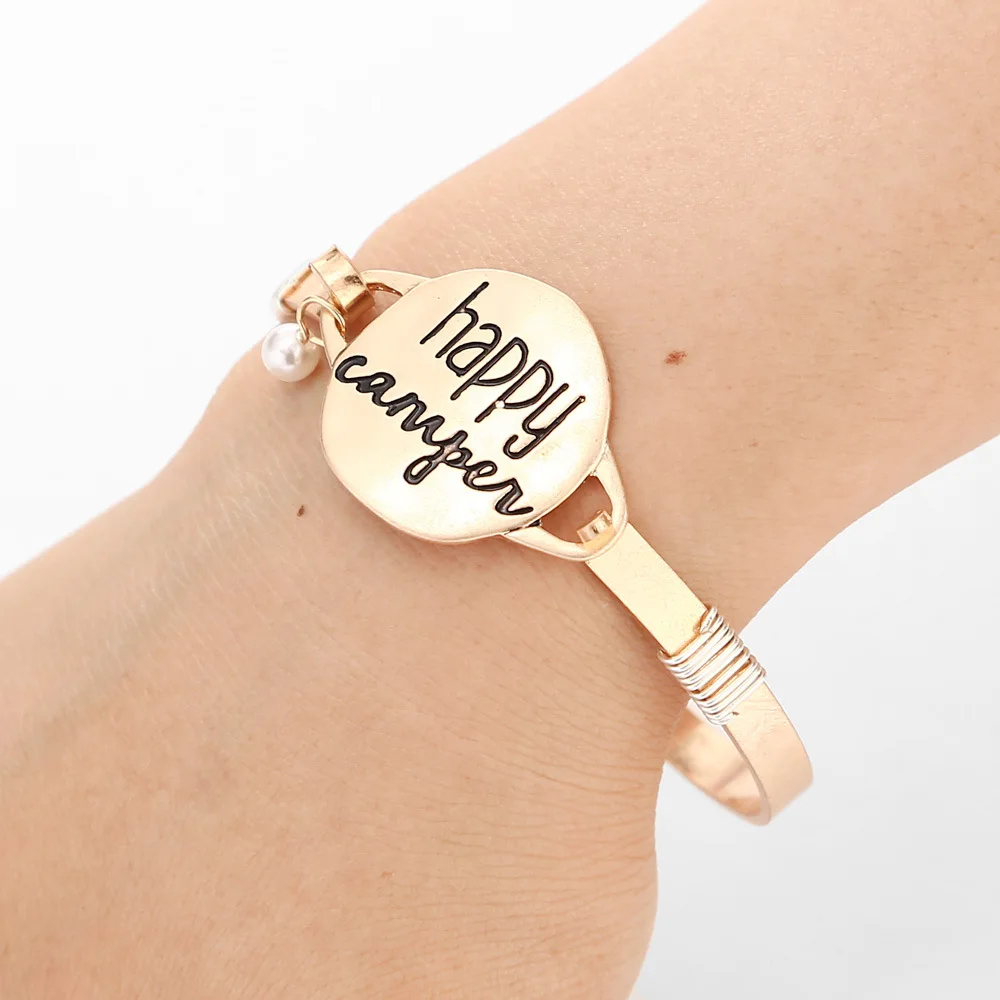203036-3 HAPPY CAMPER BANGLE (