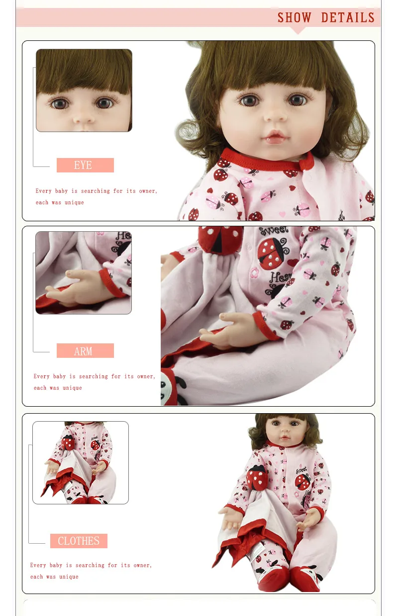 Моделирование Реалистичного Мягкие Силиконовые Reborn Baby Dolls Toys Для Девочек Ребенок Милый Подарок Новорожденных Раннее Образование Сном Игрушки