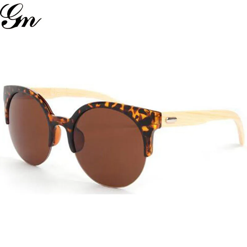 

G M 2018N Frame Bamboo And Wooden Sunglasses, Male And Female Sports Glasses UV400.