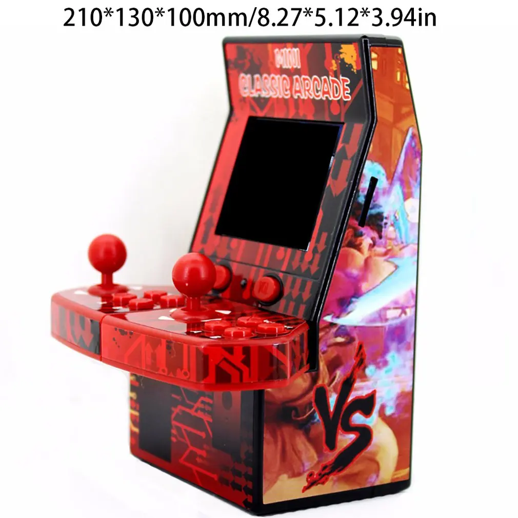Mini Portable Arcade Machine Classical Retro Handheld Video Game Console Built-in 183 Arcade Games Support TF Card
