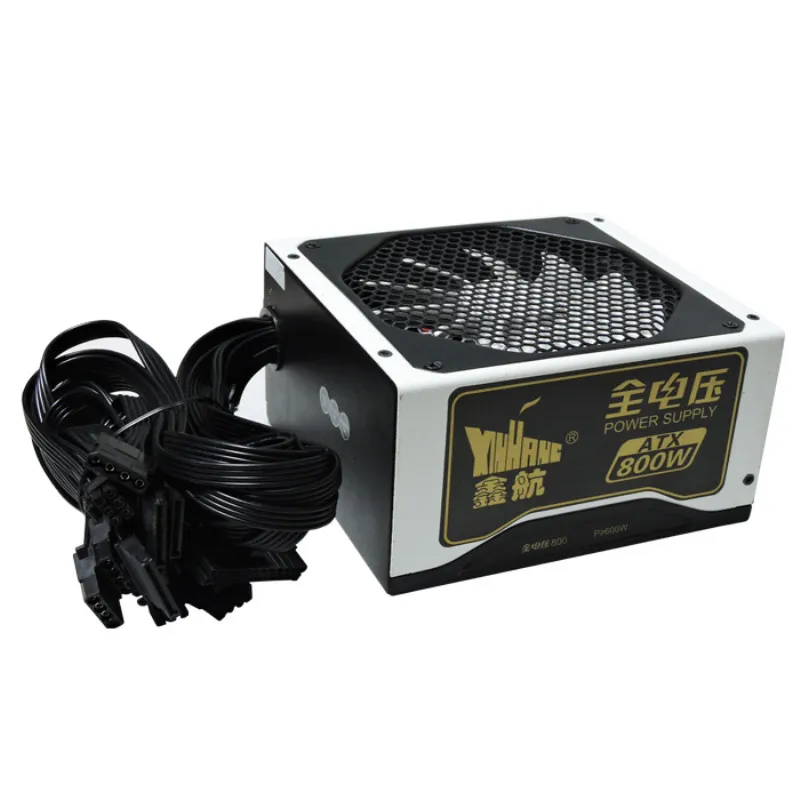 XINGHANG الصامت 800 واط ATX PC امدادات الطاقة 800 واط ل إنتل AMD PC 12 فولت ATX PSU وحدة إمداد الطاقة للكمبيوتر 80 زائد 110 فولت 220 فولت