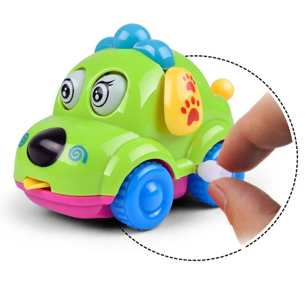 1 шт. лучший подарок для ребенка, микропейзаж, мультяшный бегущий автомобиль, завершать работу, игрушка для малышей, классическая игрушка для малышей