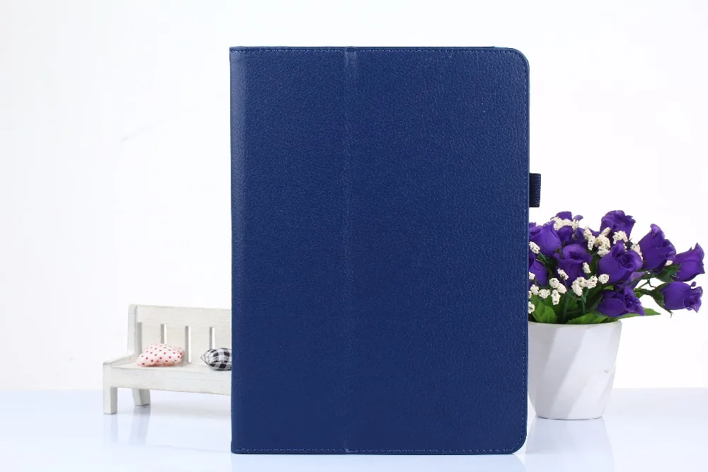 100 шт./лот личи Поддержка pu чехол для samsung Galaxy Tab S2 9,7 ''T810 T815 кожаный защитный чехол