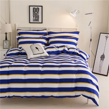 

UNIHOME Luxury Full/Queen Duvet cover set 300 thread count fiber reactive prints bedding set PULUOWANGSI
