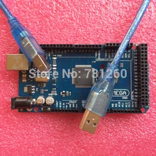 Mega2560 R3 ATmega2560-16AU 16U2-MU(50pcs Board +50pcs USB Cable) mega 2560 for Arduino