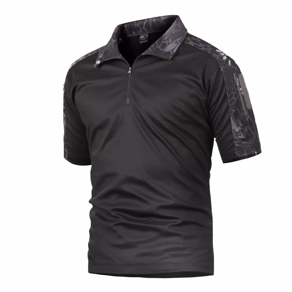 Short Sleeve Tactical Shirt Men Women Camouflage Hunting and Fishing Male Sport Tops Outdoor Camping Clothes Quick Drying Summer mens t shirts women t shirts fishing shirts mens short sleeve shirts