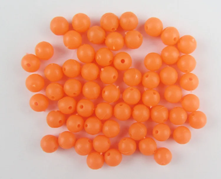 100pcs/lot 7x7mm Lumo Beads BulK Pack Luminous Glow Beads Fishing