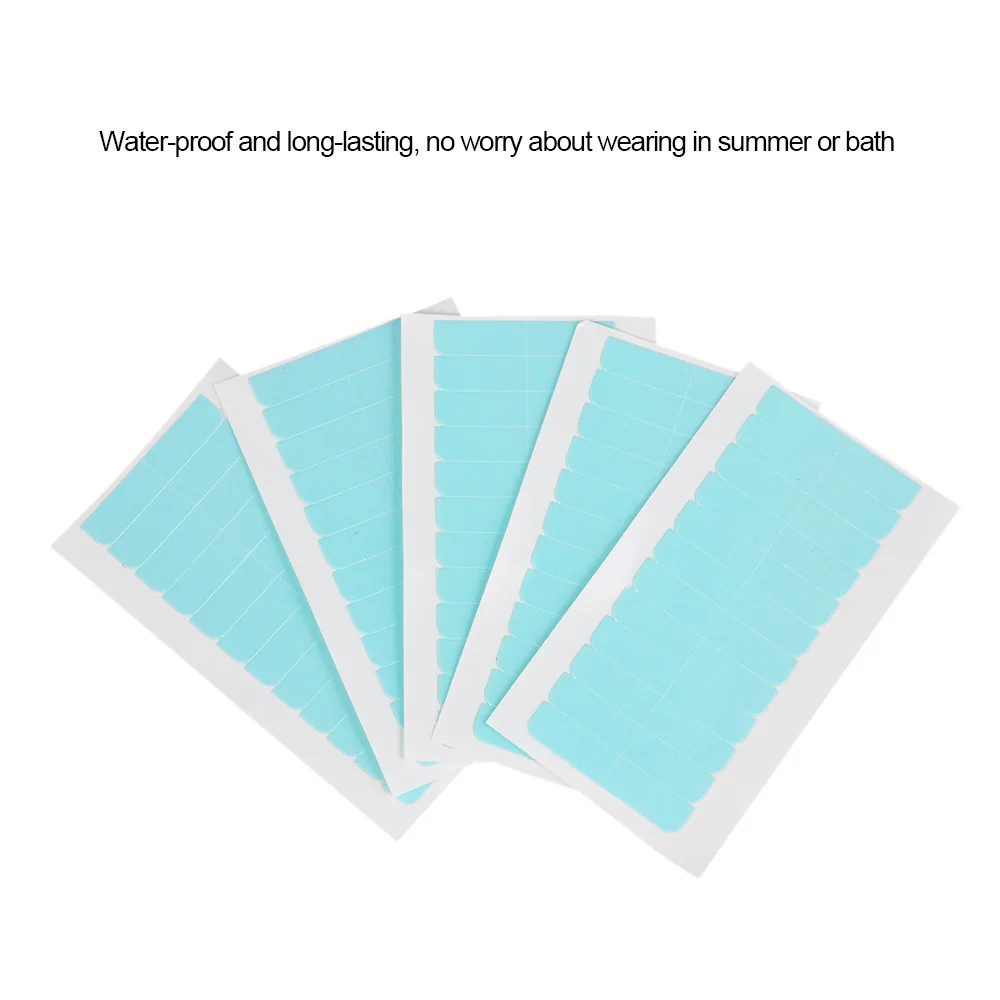 3/5 Sheets 36/60pcs Hair Tape Adhesive Glue 4cm*0.8cm Double Side Tape Waterproof Lace Wig Hair Extension Tool hair styling tool