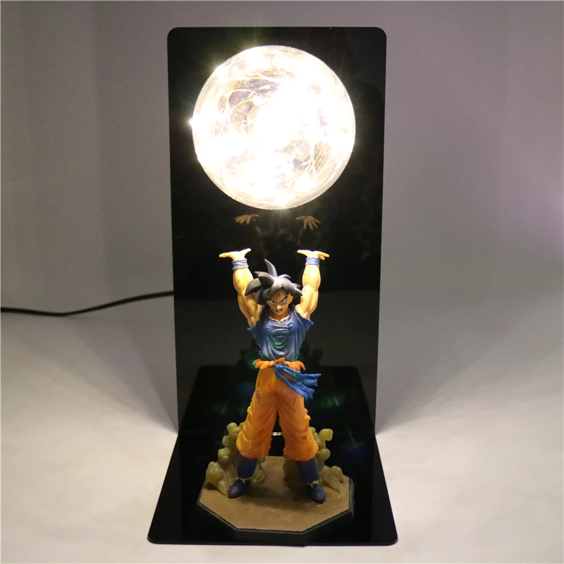 Dragon Ball Z лампа Сон Гоку сила бомбы Luminaria для маленьких детей СВЕТОДИОДНЫЙ Ночник детская прикроватная декоративная настольная лампа