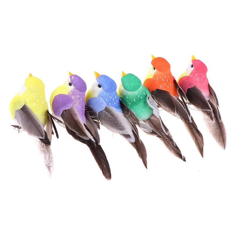 

Home Decoration Artificial Foam Feather Bird Designer Home Decor Weeding Gift Christmas Tree Decorations