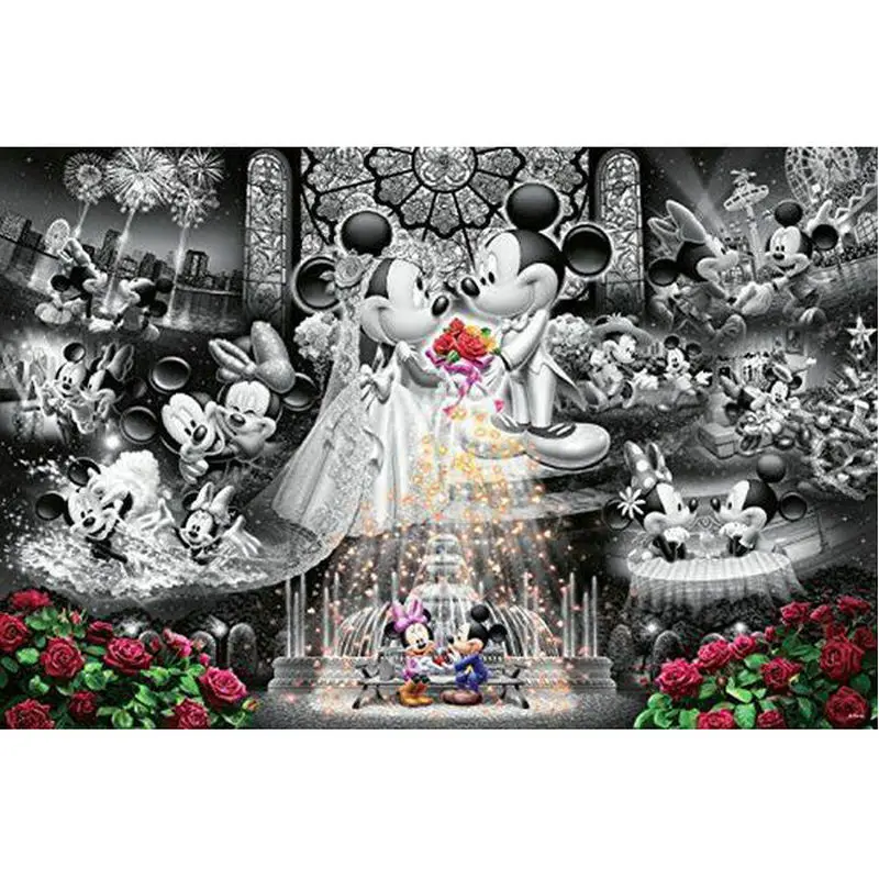 

Diamond painting cross stitch Disney Castle Full drill square diamond embroidery Mickey mouse picture handmade crystal mosaic