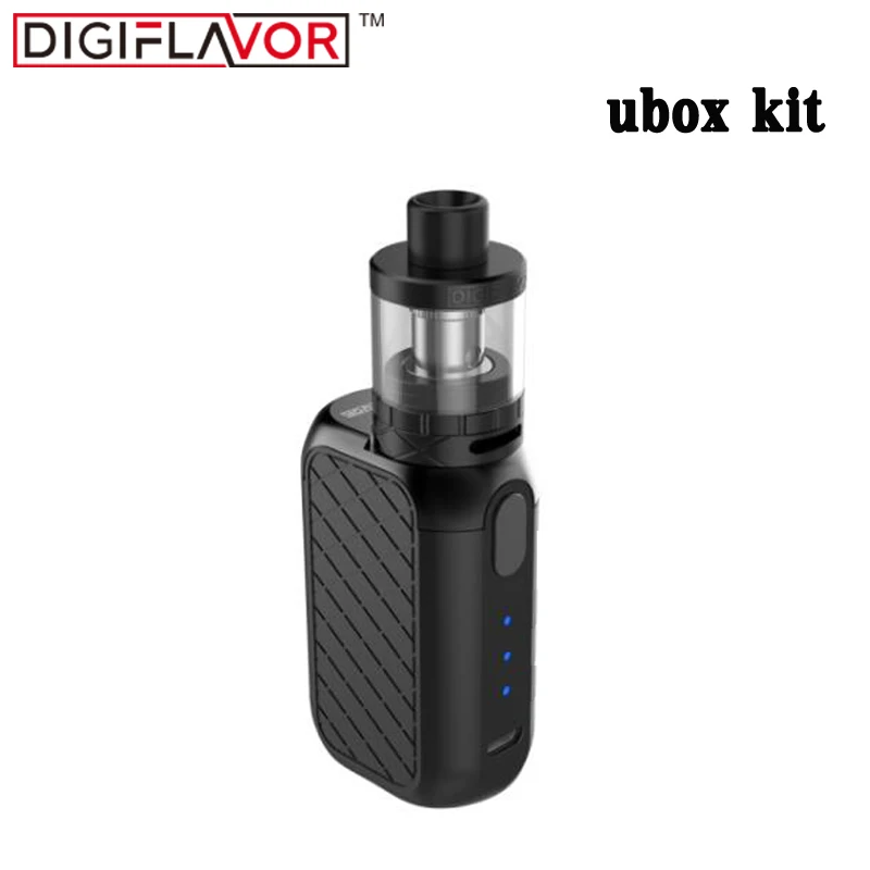 

Original Digiflavor Ubox kit 28W Ubox Box MOD 1700mah battery E Cigarette Vape 2.2ml Utank Sub ohm Tank 0.5ohm coil Vaporizer