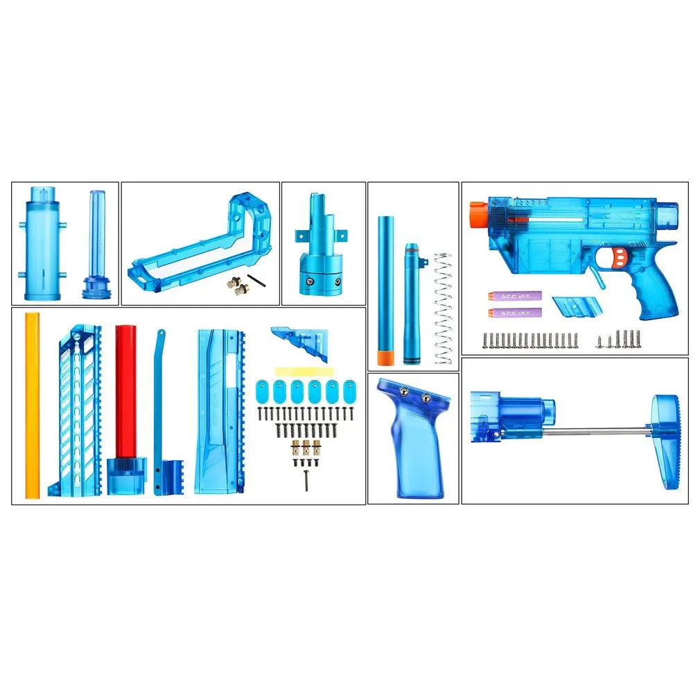 Рабочий YY-R-W010 RMCX стиль комплекты аксессуаров Набор для Nerf N-Strike Elite Stryfe Blaster power Kit Аксессуары для Игрушечного Пистолета
