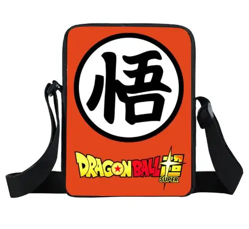 picture color Аниме Dragon Ball маленькая сумка на плечо Супер Саян Гоку Гохан Мальчики Девочки Сумка-почтальон Мини ребенок сумки через плечо книга сумка подарок - Цвет: picture color