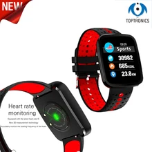 Мода Смарт часы OLED HD Экран Фитнес трекер Smartwatch сердечного ритма крови Давление Monitor Спортивные Смарт часы браслет