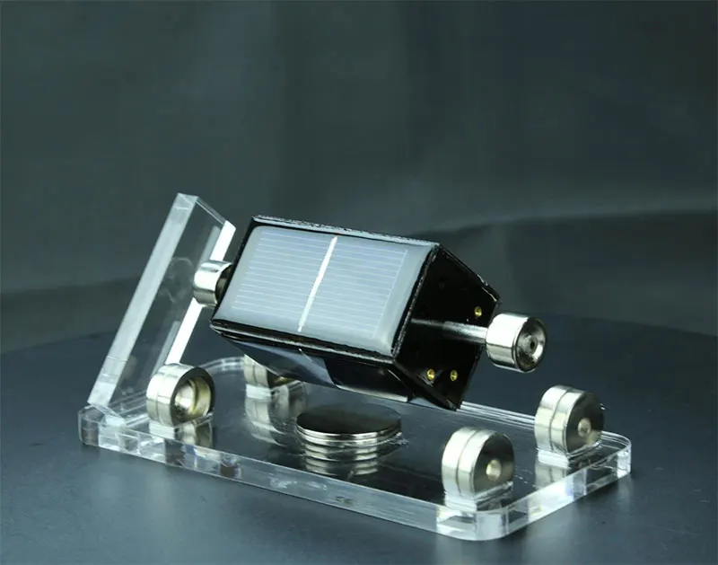 

Mendocino Magnetic Suspension Solar Brushless Motor Engine Model Kid's Educational Small Invention Toy Creative Decoration