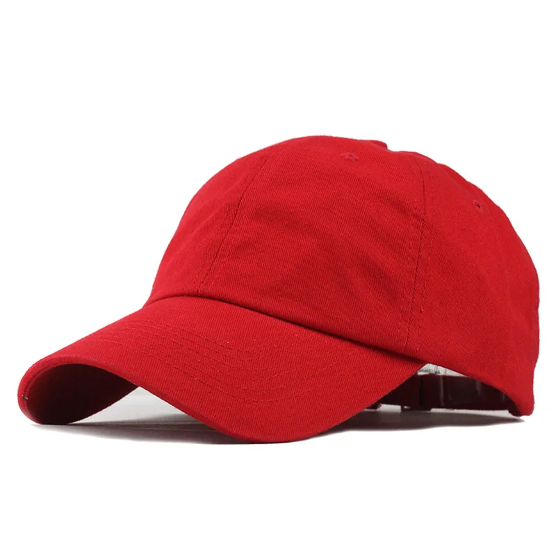 [FLB], унисекс, весна-лето, одноцветные бейсболки, из стираного хлопка, женские бейсболки шляпы Gorras Casquette, мужские кепки F308 - Цвет: F308 Red