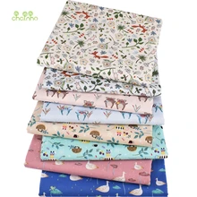 Chainho, 8 шт./партия, новая серия с героями мультфильмов, печатная твиловая, хлопковая ткань, Лоскутная Ткань для шитья своими руками, стеганый материал для малышей и детей