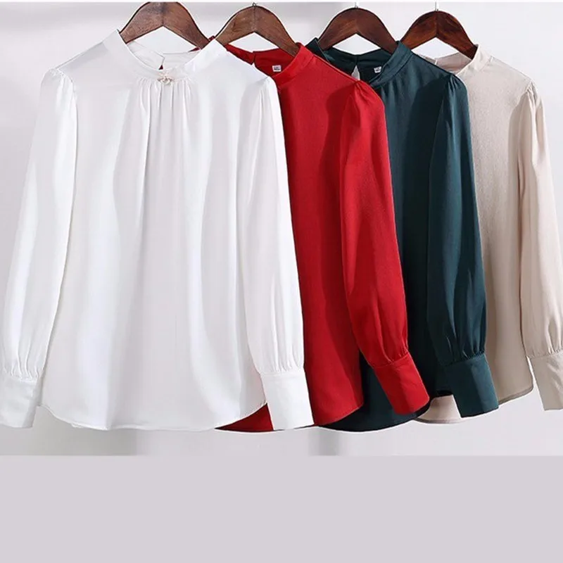 Naviu высокое качество новая модная блузка рубашка для женщин шифоновая рубашка с длинным рукавом размера плюс blusas mujer de moda