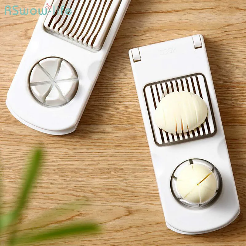 

Egg Cutter Style Artifact 304 Stainless Steel Kitchen Accessories Kitchen Gadgets Homemade Tools Housewares Multi-function ABS