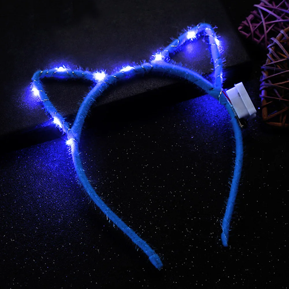 

Headwear LED Lights Cute Fashion Sweet Accessories Cat Ears Gift Headband