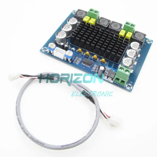 

TPA3116 D2 120W+120W 12V-24V Dual-channel Stereo Digital Audio Power Amplifier