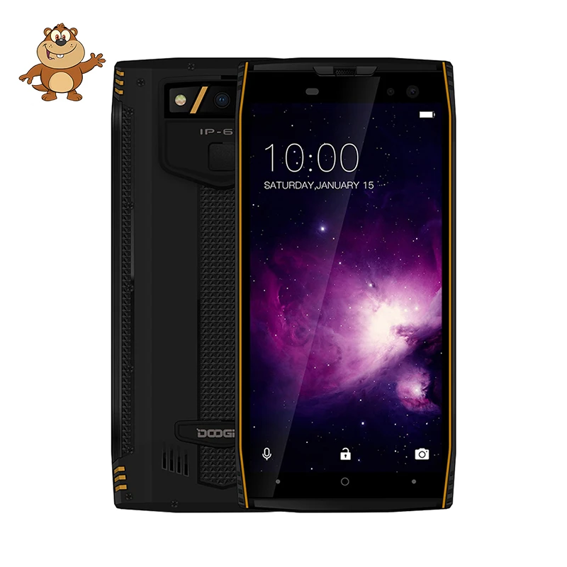 IP68 Водонепроницаемый DOOGEE S50 6 ГБ 128 Гб Смартфон 5180 мАч быстрой зарядки 18:9 5 7