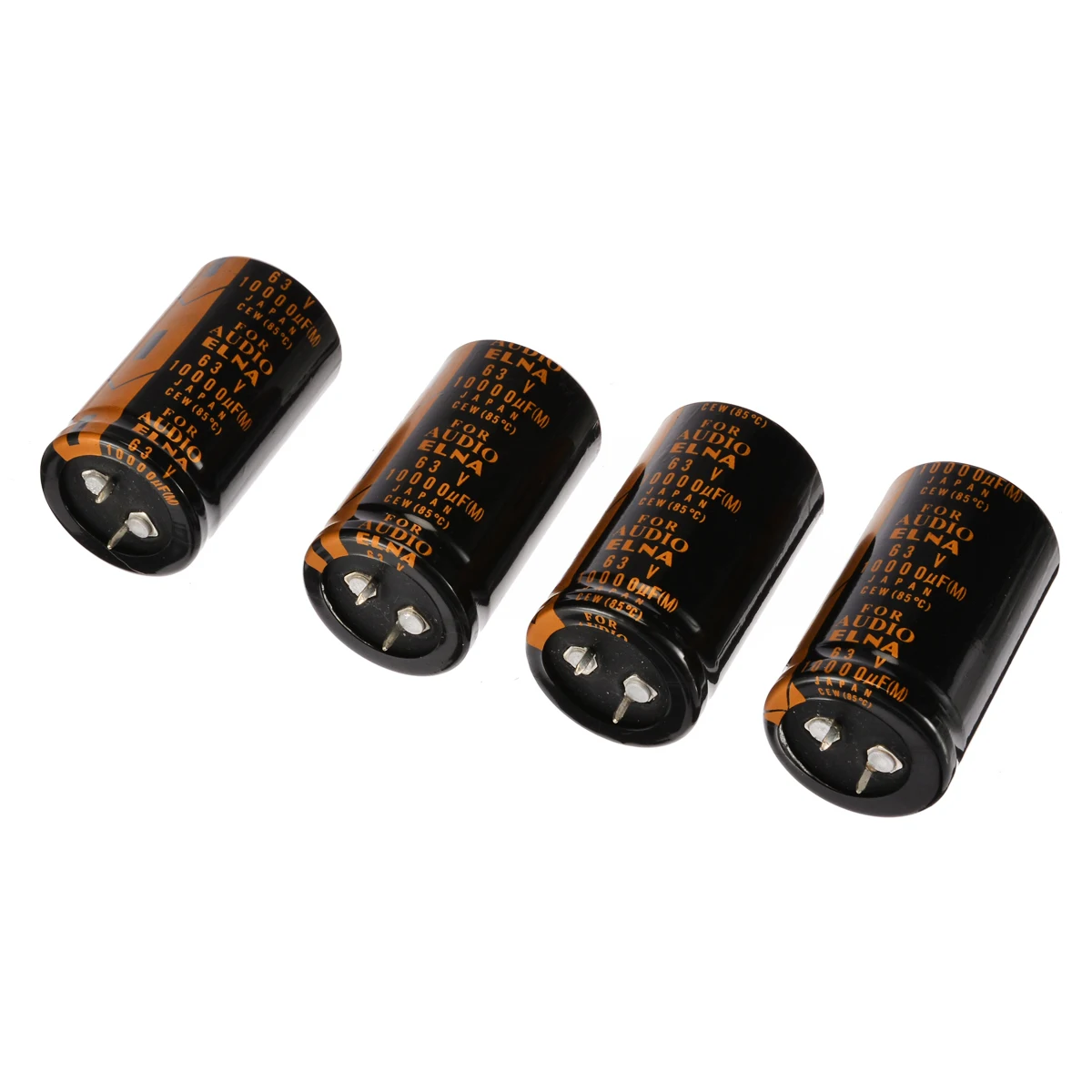 Mayitr 4pcs Replacement Electrolytic Capacitor For ELNA AUDIO 63V 10000UF 3*5cm