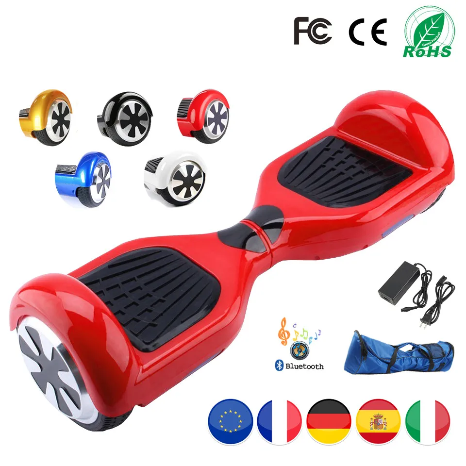 

Trottinette Electrique Electric Skateboard Hoverboard 6.5 Pouce Ultra Velo Electrique Trottinette Adulte Europe and RU warehouse