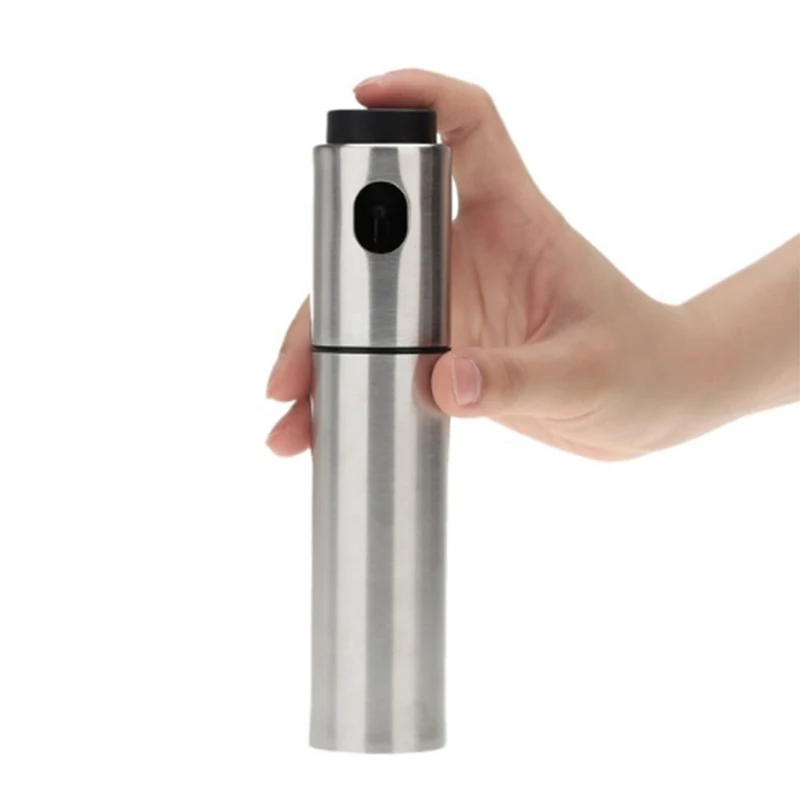 

Realand Stainless Steel Oil Sprayer Olive Mist Spraying Can Pump Bottle Pot Vinegar Dispenser Kitchen Tool for Home, Grill, BBQ