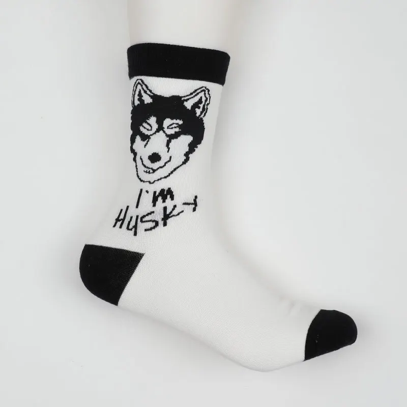 Happy sock, забавные мужские и женские Короткие хлопковые носки, цветные повседневные дизайнерские модные летние Носки с рисунком Харадзюку - Цвет: r05-11