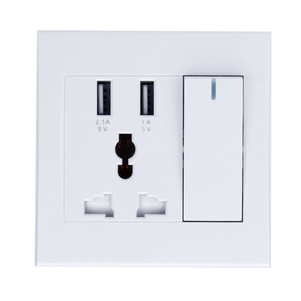 AC 110-250V Universal 2100mA 5V 2 USB Wall Socket Home Wall Charger 2 Ports USB Outlet Power Charger For Cellphone AC 110-250V Universal 2100mA 5V 2 USB Wall Socket Home Wall Charger 2 Ports USB Outlet Power Charger For Cellphone