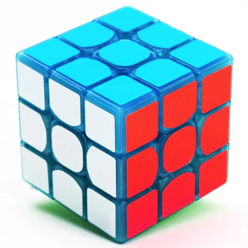 Классическая волшебная игрушка Cube3x3x3 ПВХ светящийся блок головоломка скоростной Куб Красочные Обучающие Развивающие игрушки для детей