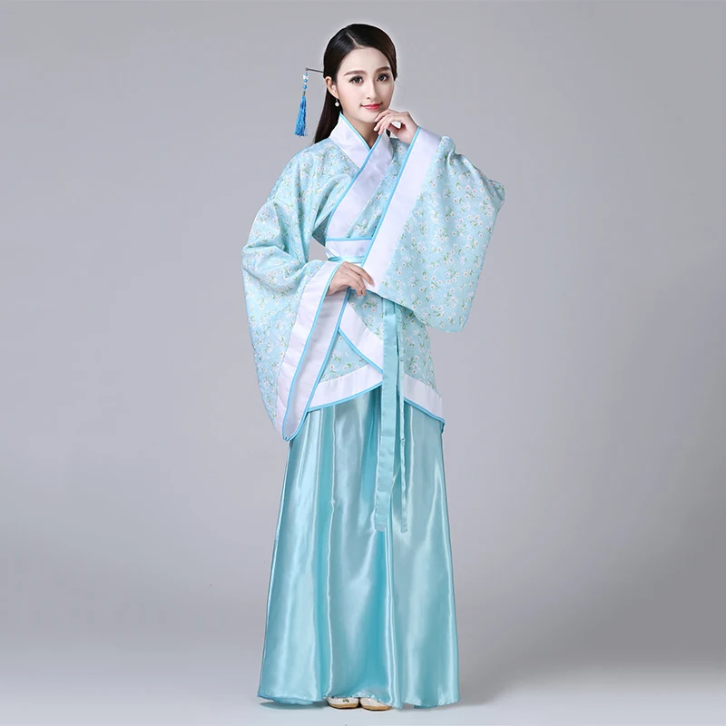 Hanfu Китайский костюм для Для женщин Элегантный древний национальная одежда карнавальный наряд Производительность Костюмы народная этап