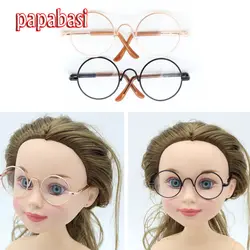 Papabasi 1 шт. крутые Круглые Солнцезащитные очки для 1/6 BJD кукла подходит 16 дюймов 43 см кукла + микс бесплатная Розничная упаковка