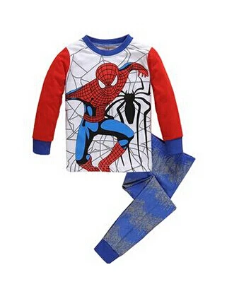 Новое поступление детских пижам пижама с длинными рукавами для мальчиков детская хлопковая одежда для сна детский топ+ штаны комплект одежды из 2 предметов, rtfty7 - Цвет: color at picture