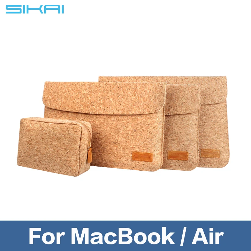Чехол сумка SIKAI для MacBook Air 11 12 13 дюймов деревянный мягкий кожаный чехол Macbook MacBook|cork