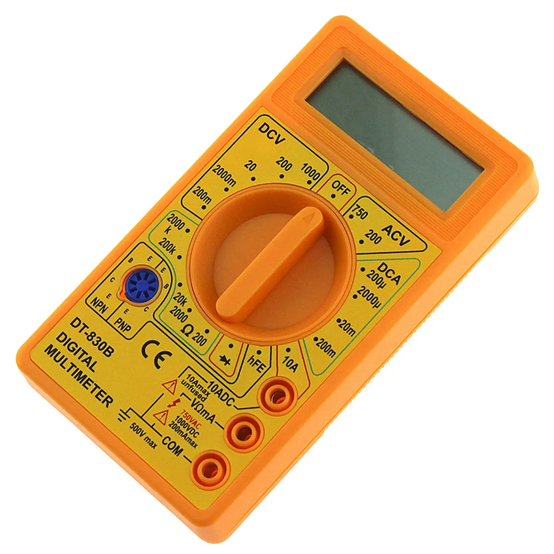 

Mini Multimeter LCD Digital Multimetro For Volt Amp Ohm Tester Meter Voltmeter Ammeter Overload Protection With Probe