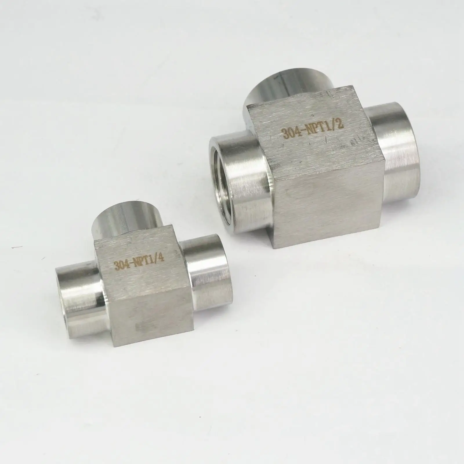 1/" 1/2" NPT мама тройник 3 Way Pipe Fitting 304 Нержавеющая сталь для воды, газа, масла