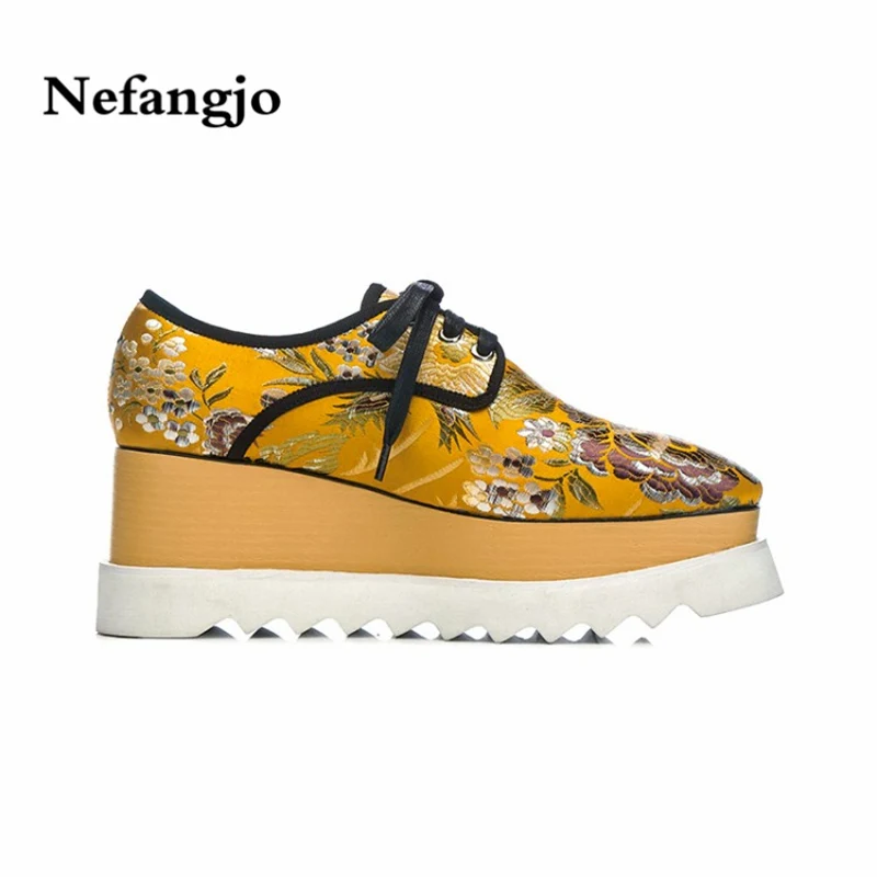 Piatta E Tempo Spessa Nero il Pendenza Beige Coreana La Nefangjo Da Per 2018 Con Il Torta Libero oro Scarpe Donna Burlone Suola Nuova SwwOxqT6Rz