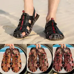 Buty meskie sandalias hombre мужские летние модные трендовые пляжные Повседневные Удобные дикие сандалии мужские сандалии летние сандалии