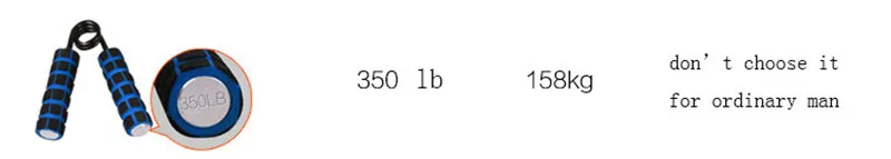 1 шт. Тип захвата ручной расширитель Эспандер кистевой для фитнеса захват кистевой эспандер сцепление тренажер тяжелый захват 100-350 фунтов - Цвет: Серый
