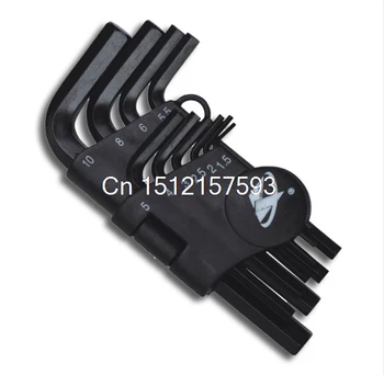 

10 Piece Hex Key L Allen Wrench Metric Set Long+Short Arms Hand Driver Tools