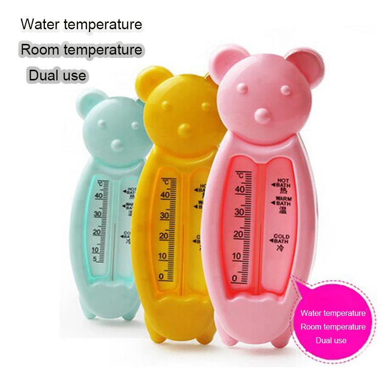 Плавающий милый медведь Детский термометр для воды плавающий, для детской ванночки игрушечный термометр ванна датчик воды термометр