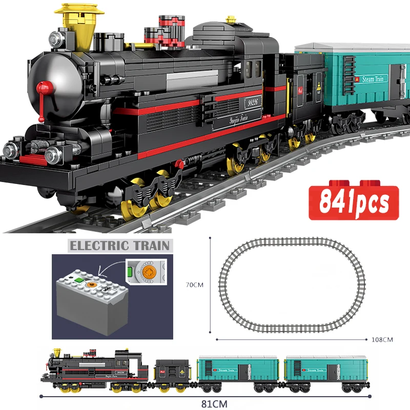 KAZI лего Technic Creator город железнодорожного вокзала рельсы Мощность Функция