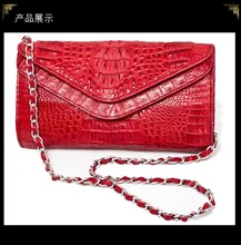 100% genuine crocodile leather wallets and purse alligator skin wallets women clutch alligator skin