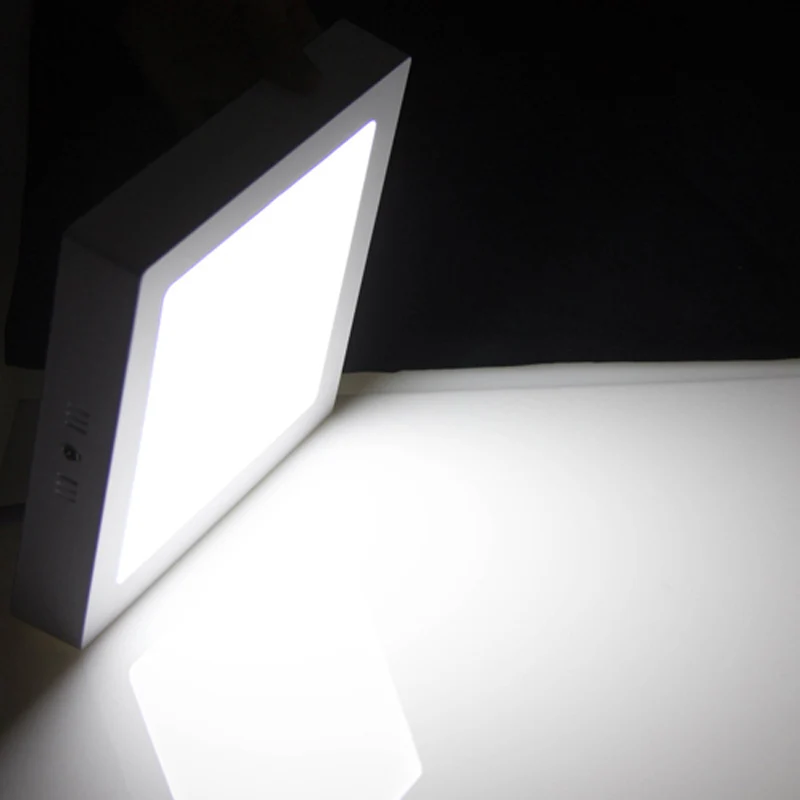 10 шт./партия светодиодный светильник 6 Вт 12 Вт 18 Вт поверхностный светодиодный потолочный светильник AC90-265V круглый квадратный светодиодный потолочный светильник - Испускаемый цвет: Square  cool white