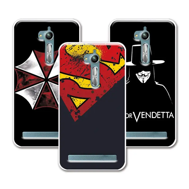 

New Fashion Phone Case Soft Silicone Dark Man Case For ASUS Zenfone Go ZB500KL Case Cover For Zenfone ZB500KL Back Cover Capa
